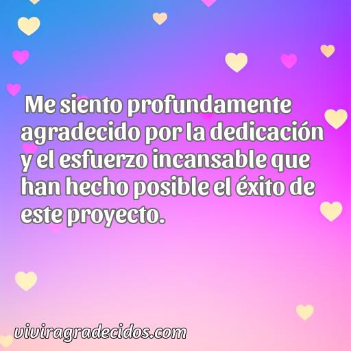50 Mejores Frases de agradecimiento a la dedicación en un proyecto
