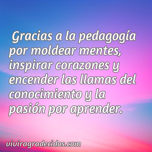 50 Mejores Frases de agradecimiento a la pedagogía
