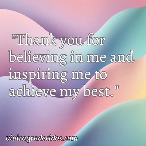 Frases de agradecimiento en inglés para maestros