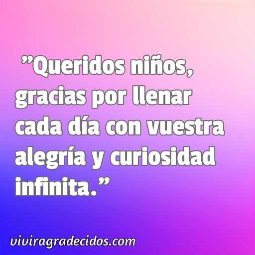 50 Mejores Frases de agradecimiento para niños de jardín