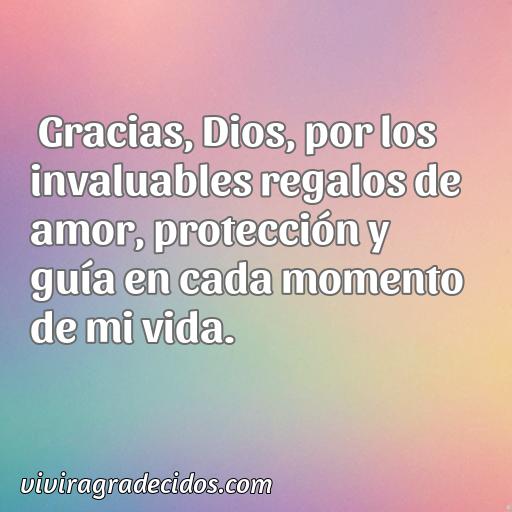 Cincuenta Mejores Frases de gratitud a Dios por los regalos